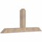 Ekena Millwork Portland Smooth Timber Gable Bracket, Douglas Fir, 72"W x 30"H x 5 1/2"D x 5 1/2"F, 10/12 Pitch GBW072X30X0606POR00SDF - alternate 3